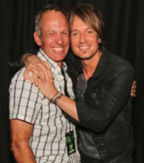 Shane Urban with his brother Keith Urban